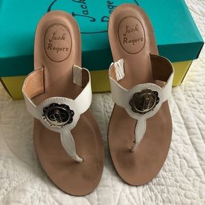 Final Drop! Jack Rogers White Sandals